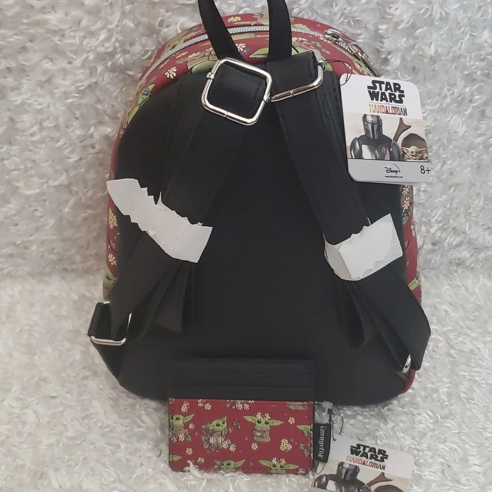 Loungefly Star Wars The Child Mandalorian mini backpack and cardholder
